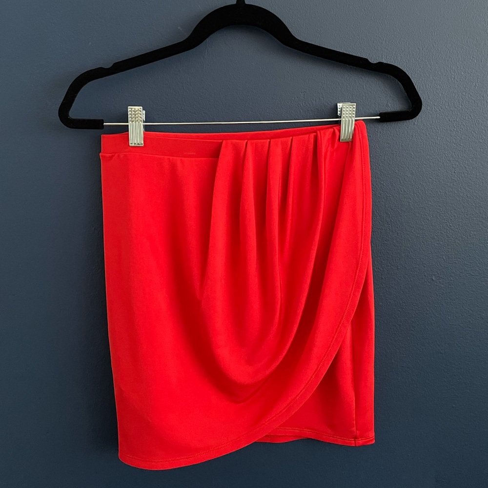 Express NWT Red mini skirt